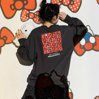日本直送Hello Kitty Back Print sweatshirt - HLY & CHOCCICO