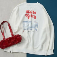 日本直送Hello Kitty Back Print sweatshirt - HLY & CHOCCICO