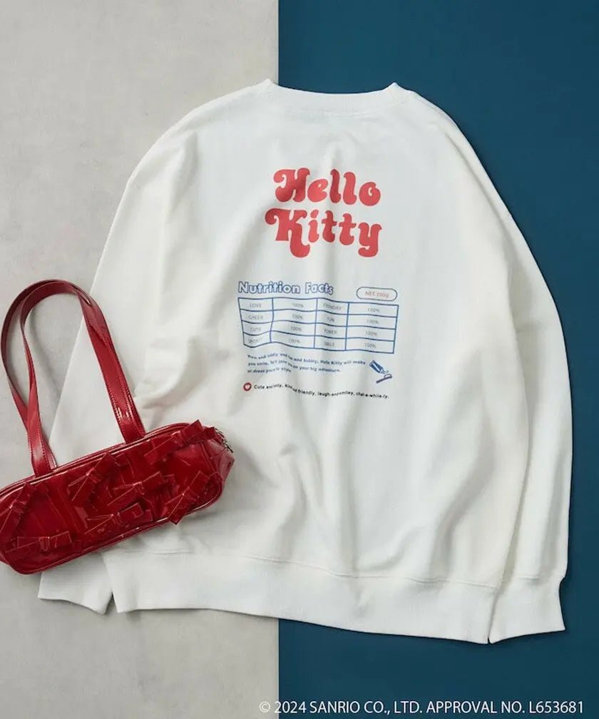 日本直送Hello Kitty Back Print sweatshirt - HLY & CHOCCICO
