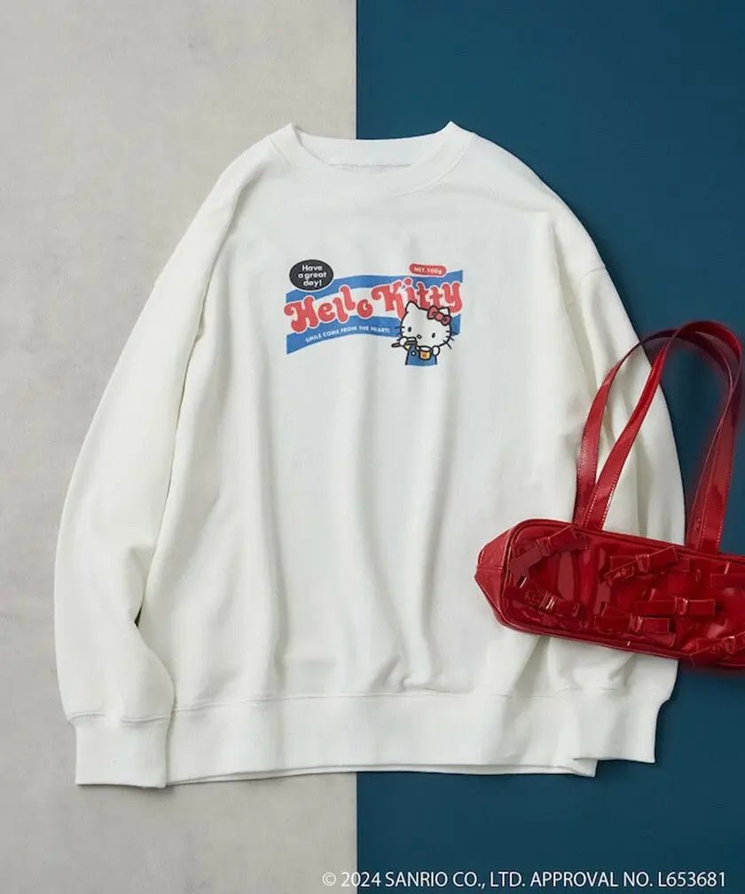 日本直送Hello Kitty Back Print sweatshirt - HLY & CHOCCICO