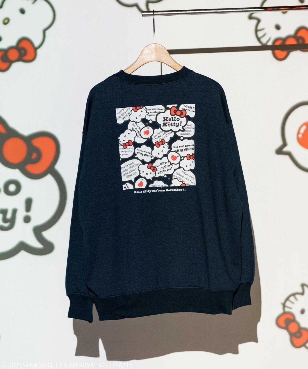 日本直送HELLO KITTY  Bubble Sweatshirt