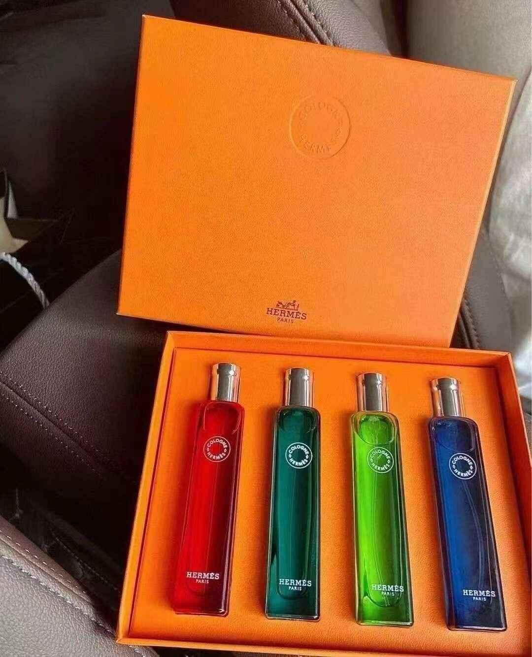 Hermes 古龍水系列 香水版仔套裝禮盒 15ml*4支 LES COLOGNES Eau De Cologne 15ml Gift Set（韓免） - HLY &amp; CHOCCICO