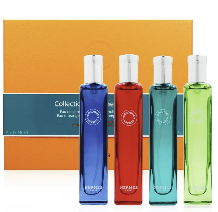 Hermes 古龍水系列 香水版仔套裝禮盒 15ml*4支 LES COLOGNES Eau De Cologne 15ml Gift Set（韓免） - HLY &amp; CHOCCICO