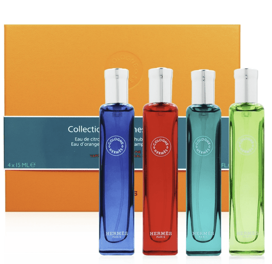 Hermes 古龍水系列 香水版仔套裝禮盒 15ml*4支 LES COLOGNES Eau De Cologne 15ml Gift Set（韓免） - HLY & CHOCCICO