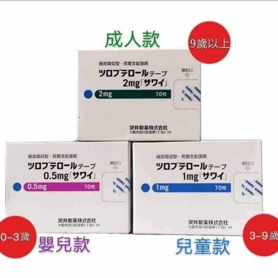 日本沢井製藥止咳貼 (1盒70片)