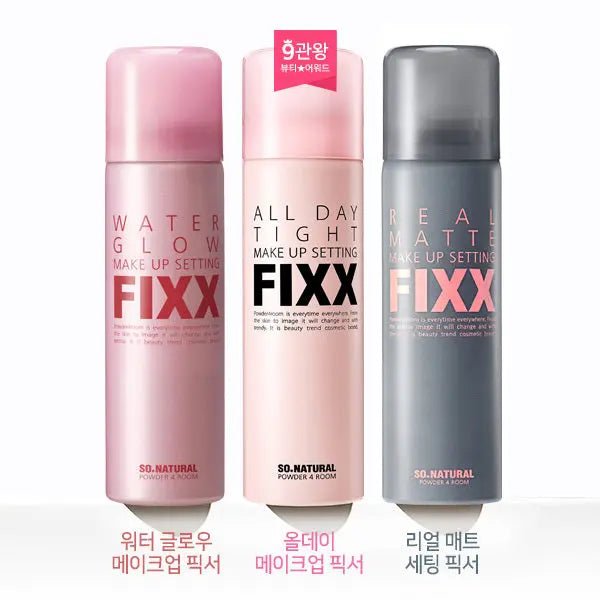 【一口價$148/支】韓國SO NATURAL-FIXX定妝噴霧75ml - HLY & CHOCCICO