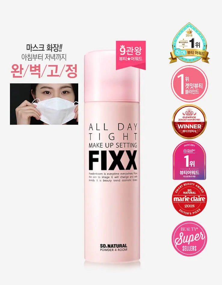 【一口價$148/支】韓國SO NATURAL-FIXX定妝噴霧75ml - HLY & CHOCCICO