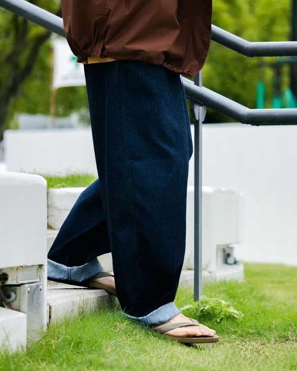 Denim Wide Tapered Field Pants HLY &amp; CHOCCICO