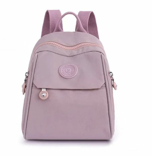 日系小清新純色雙肩小背包 *粉色,藍綠 缺貨* - HLY &amp; CHOCCICO