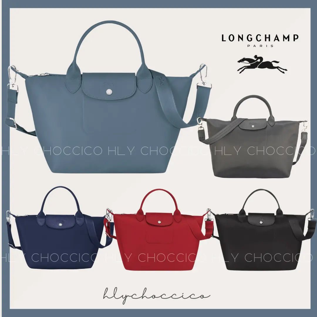Le Pliage Néo Top Handle Bag 餃子包 [厚身款] ✨5款尺寸選擇✨ **深灰缺貨** - HLY & CHOCCICO