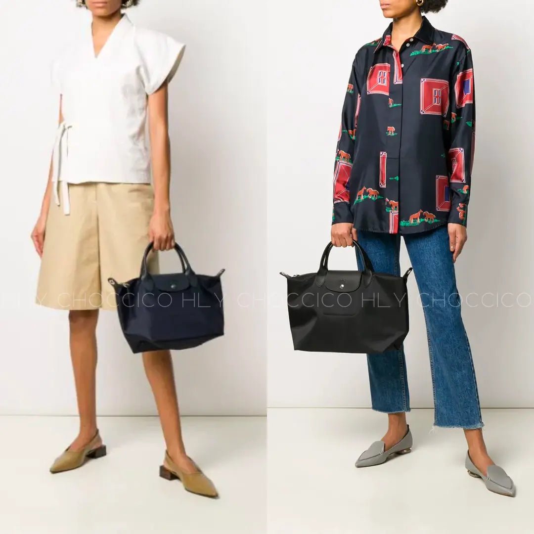 Le Pliage Néo Top Handle Bag 餃子包 [厚身款] ✨5款尺寸選擇✨ **深灰缺貨** - HLY & CHOCCICO