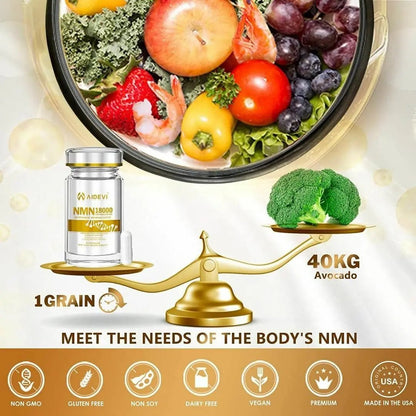 美國製造🇺🇸 AIDEVI NMN 18000+ PQQ 逆齡補充劑 膠囊  ‼️新返嘅會有防偽標籤‼️ - HLY & CHOCCICO