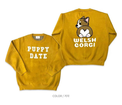 韓國直送 BARON Welsh Corgi Knit - HLY &amp; CHOCCICO