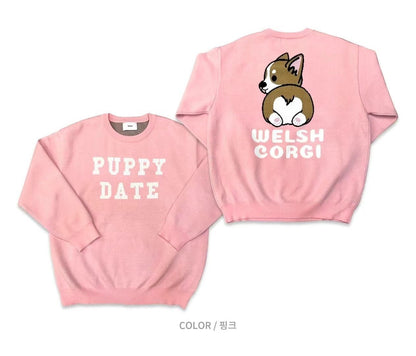 韓國直送 BARON Welsh Corgi Knit - HLY &amp; CHOCCICO