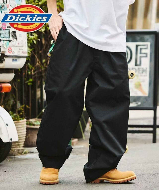日本直送 Dickies × FREAK'S STORE Bespoke Wide Silhouette Barrel Leg Work Pants
