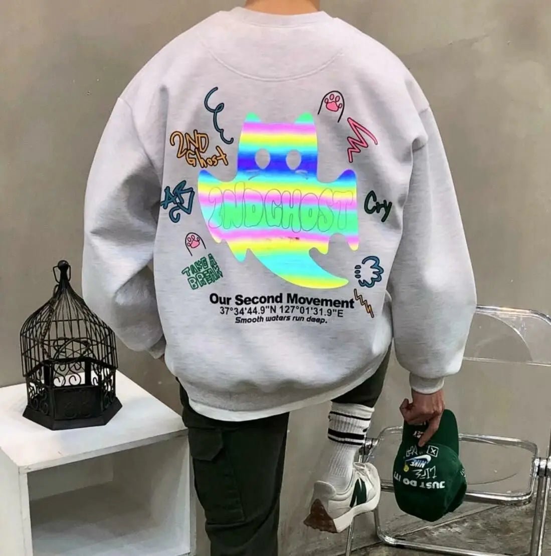 韓國直送🇰🇷 2ND ARCHIVE 2nd Ghost Sweatshirt - HLY &amp; CHOCCICO