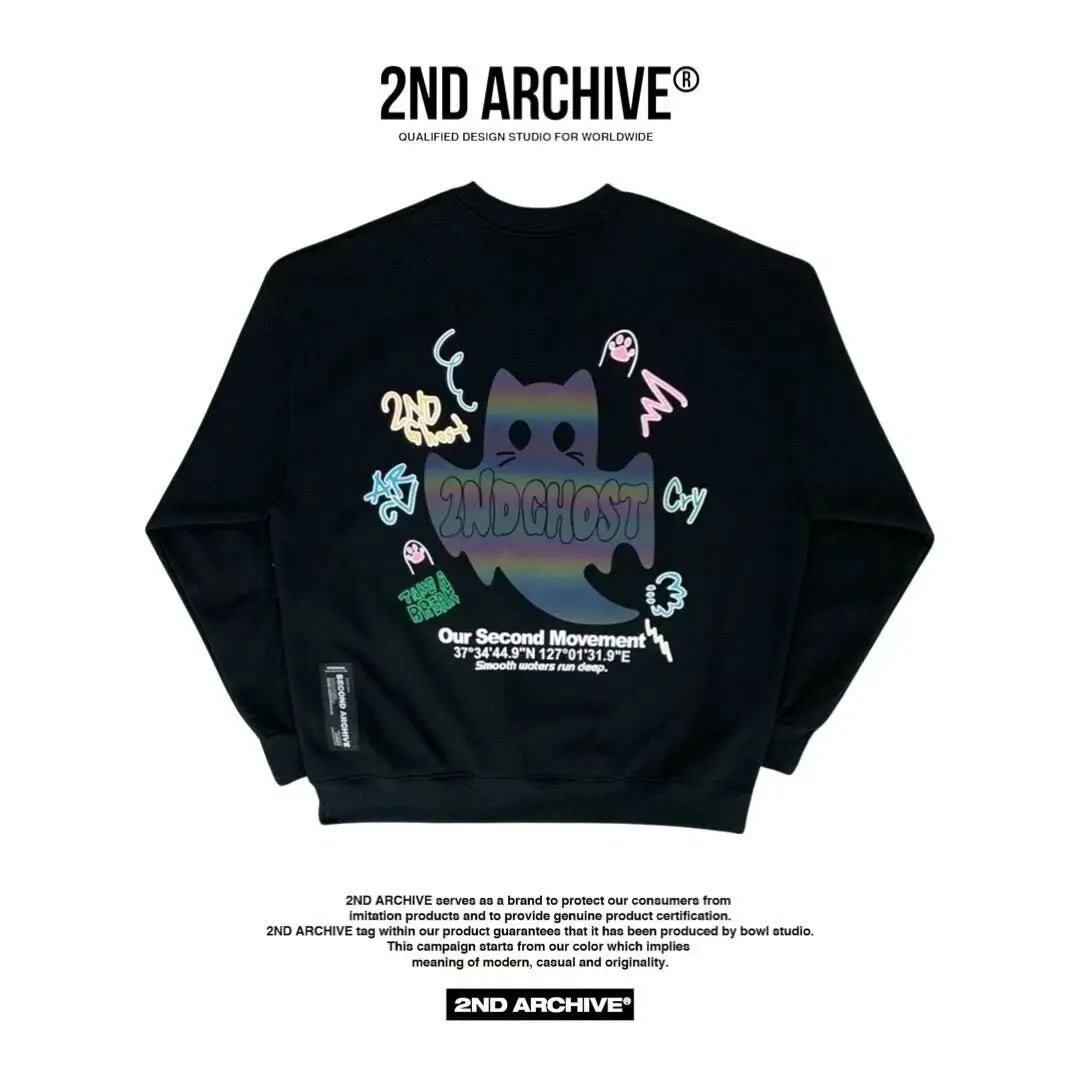 韓國直送🇰🇷 2ND ARCHIVE 2nd Ghost Sweatshirt - HLY &amp; CHOCCICO