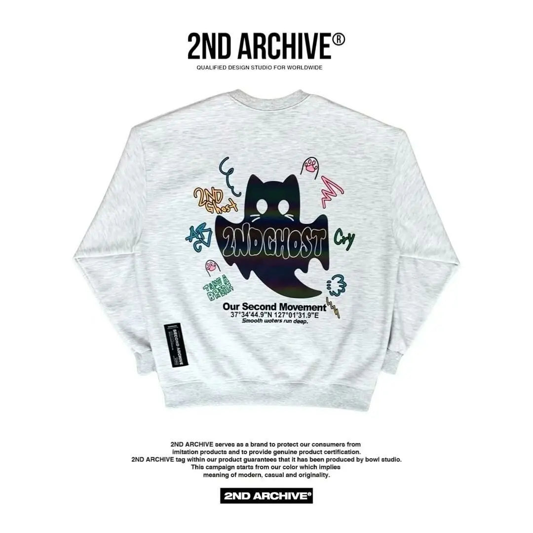 韓國直送🇰🇷 2ND ARCHIVE 2nd Ghost Sweatshirt - HLY &amp; CHOCCICO