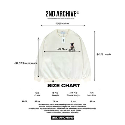 韓國直送🇰🇷 2ND ARCHIVE American Scotch Teddy Bear Sweatshirt HLY &amp; CHOCCICO