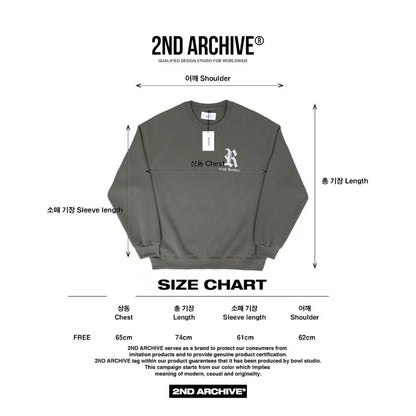 韓國直送🇰🇷 2ND ARCHIVE Authentic 3M Scotch Fleece  Sweatshirt - HLY &amp; CHOCCICO