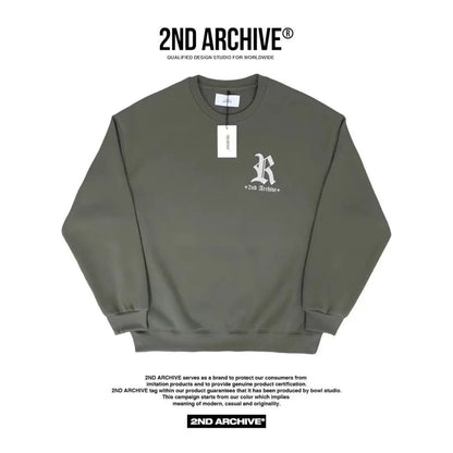 韓國直送🇰🇷 2ND ARCHIVE Authentic 3M Scotch Fleece  Sweatshirt - HLY &amp; CHOCCICO