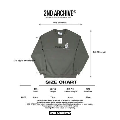 韓國直送🇰🇷 2ND ARCHIVE Authentic 3M Scotch Fleece  Sweatshirt - HLY &amp; CHOCCICO