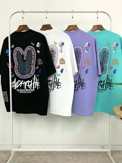 韓國直送🇰🇷 2ND ARCHIVE Balloon Scotch Rabbit Tee- 4 Color - HLY &amp; CHOCCICO