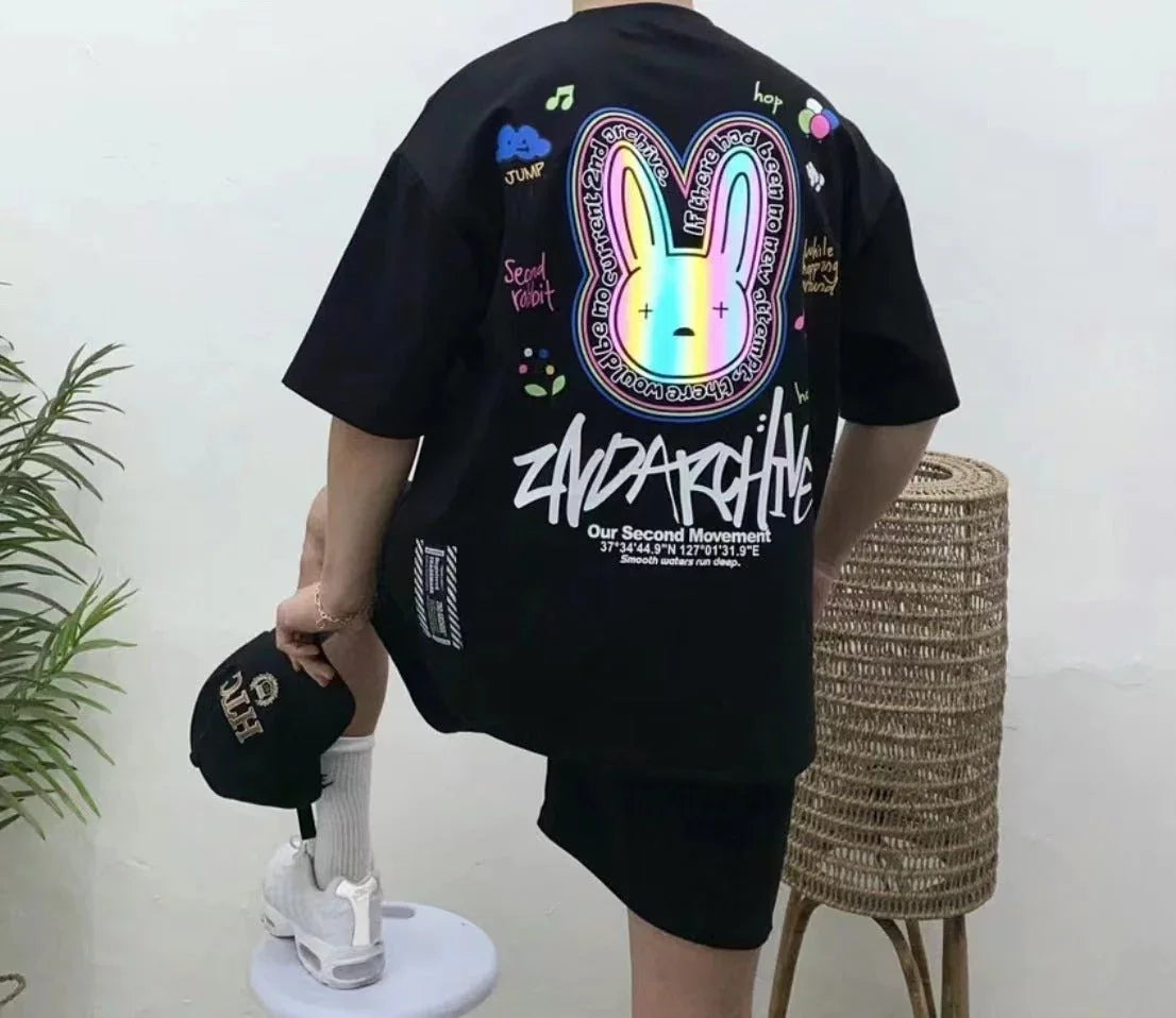 韓國直送🇰🇷 2ND ARCHIVE Balloon Scotch Rabbit Tee- 4 Color - HLY &amp; CHOCCICO