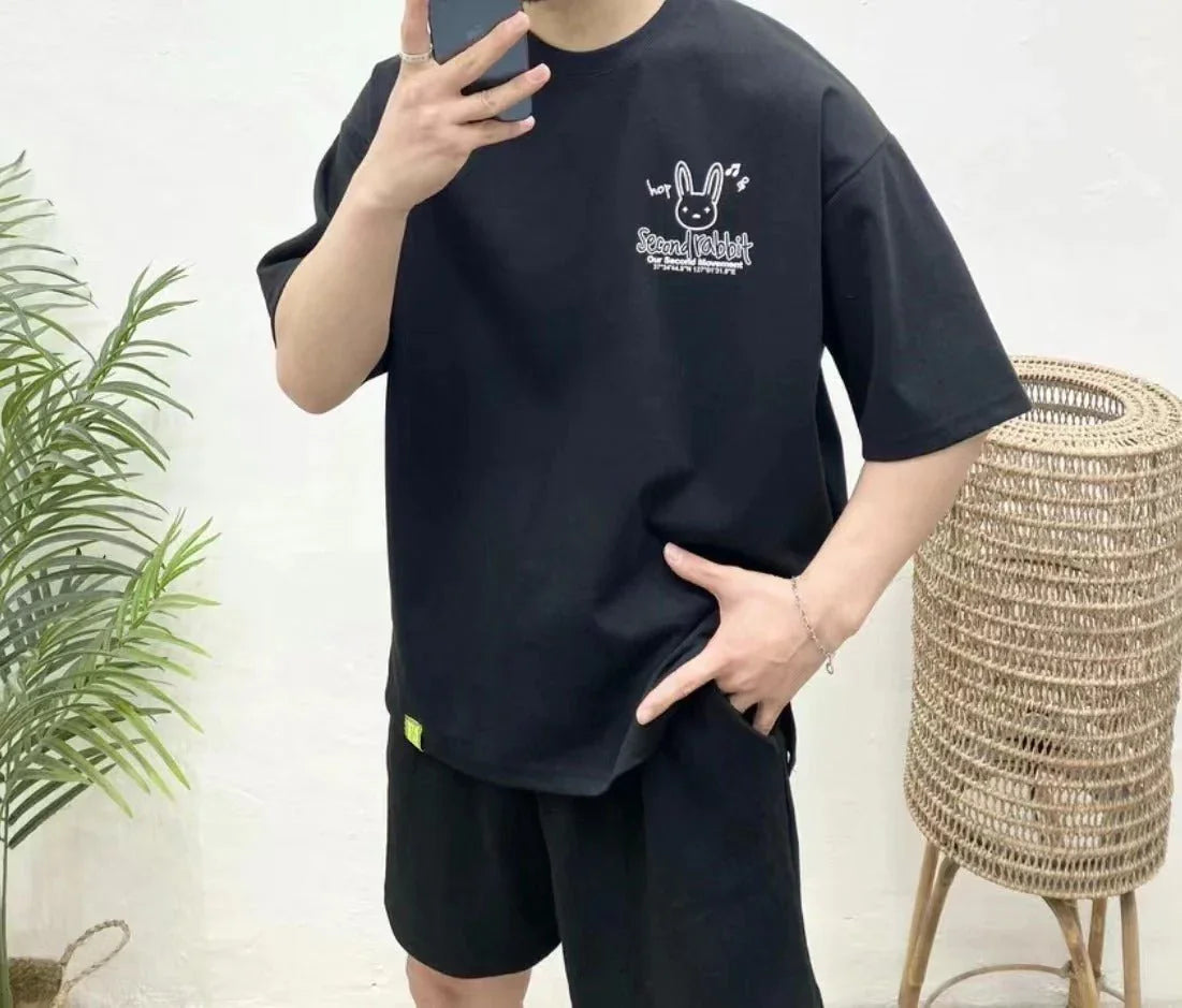 韓國直送🇰🇷 2ND ARCHIVE Balloon Scotch Rabbit Tee- 4 Color - HLY &amp; CHOCCICO