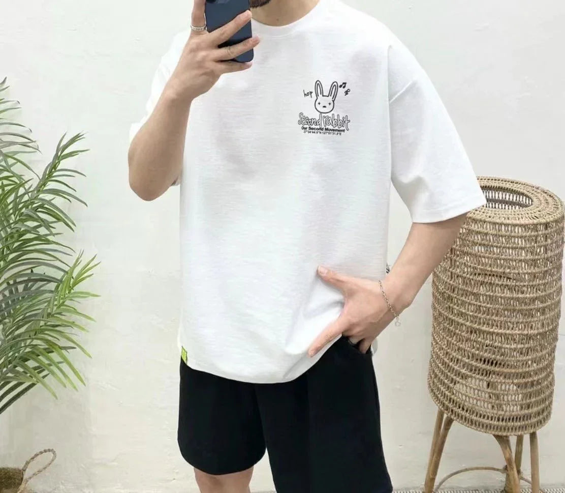 韓國直送🇰🇷 2ND ARCHIVE Balloon Scotch Rabbit Tee- 4 Color - HLY &amp; CHOCCICO