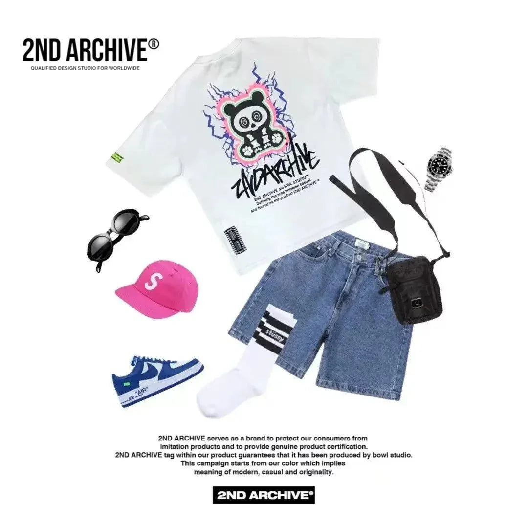 韓國直送🇰🇷 2ND ARCHIVE Balloon Scotch Rabbit Tee- 4 Color - HLY &amp; CHOCCICO