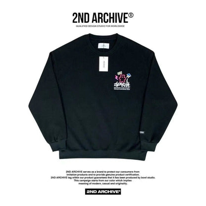韓國直送🇰🇷 2ND ARCHIVE Bear Sweatshirt - HLY &amp; CHOCCICO