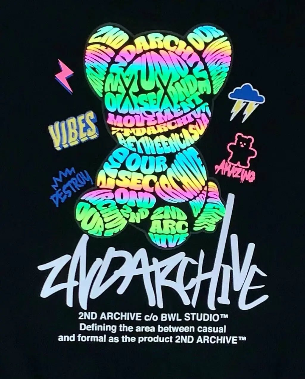 韓國直送🇰🇷 2ND ARCHIVE Bear Sweatshirt - HLY &amp; CHOCCICO