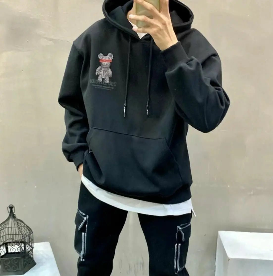 韓國直送🇰🇷 2ND ARCHIVE Captured Bear Hoodies - HLY &amp; CHOCCICO