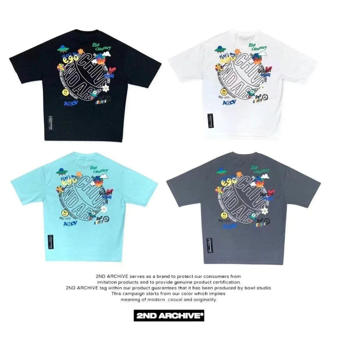 韓國直送🇰🇷 2ND ARCHIVE Foam Circle logo Tee- 4 Color - HLY &amp; CHOCCICO