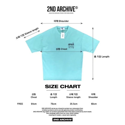 韓國直送🇰🇷 2ND ARCHIVE Foam Circle logo Tee- 4 Color - HLY &amp; CHOCCICO