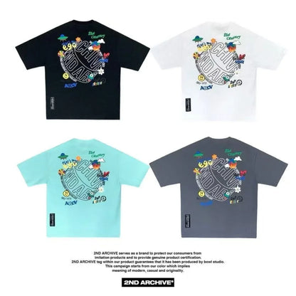 韓國直送🇰🇷 2ND ARCHIVE Foam Circle logo Tee- 4 Color - HLY &amp; CHOCCICO