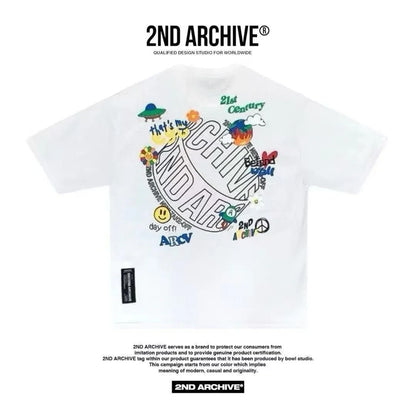 韓國直送🇰🇷 2ND ARCHIVE Foam Circle logo Tee- 4 Color - HLY &amp; CHOCCICO