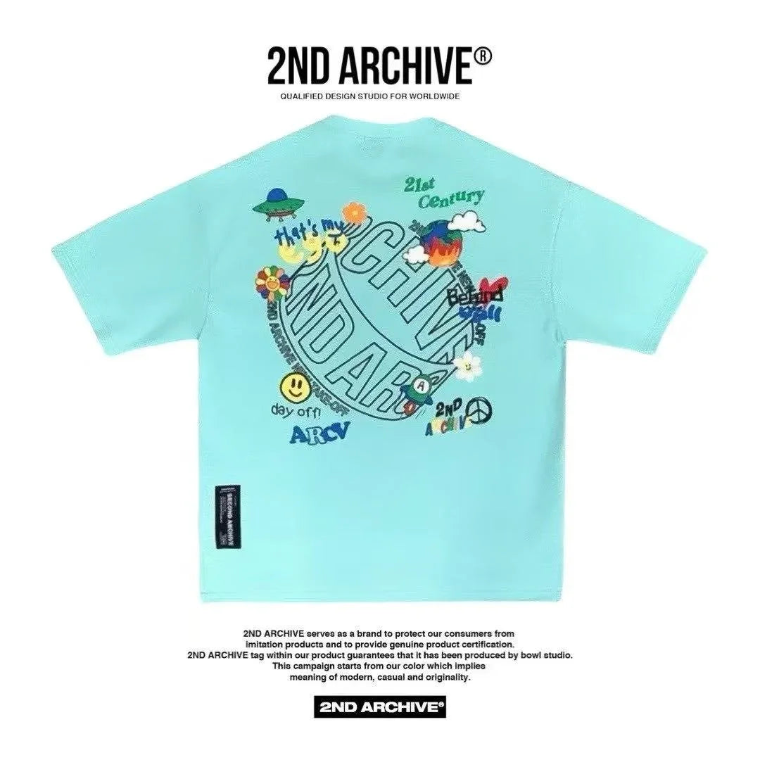 韓國直送🇰🇷 2ND ARCHIVE Foam Circle logo Tee- 4 Color - HLY &amp; CHOCCICO