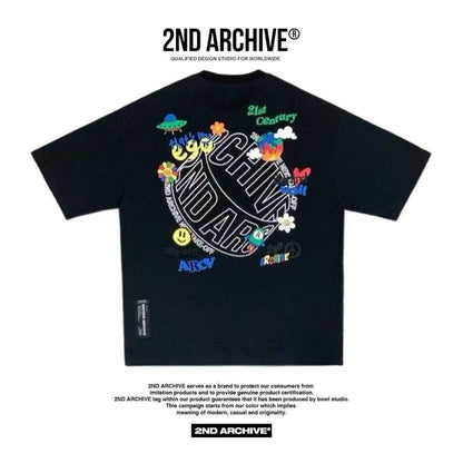 韓國直送🇰🇷 2ND ARCHIVE Foam Circle logo Tee- 4 Color - HLY &amp; CHOCCICO