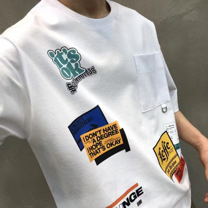 🇰🇷韓國直送🇰🇷 2ND ARCHIVE Grunge Label Patch Short Sleeve HLY &amp; CHOCCICO