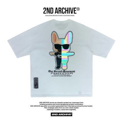 🇰🇷韓國直送🇰🇷 2ND ARCHIVE Half Buldog Scotch Short Tee HLY &amp; CHOCCICO