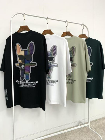 🇰🇷韓國直送🇰🇷 2ND ARCHIVE Half Buldog Scotch Short Tee HLY &amp; CHOCCICO