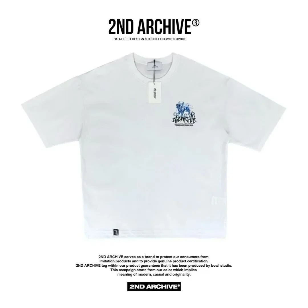 韓國直送 2ND ARCHIVE Ice bulldogr  T-shirt - 4 Color - HLY &amp; CHOCCICO
