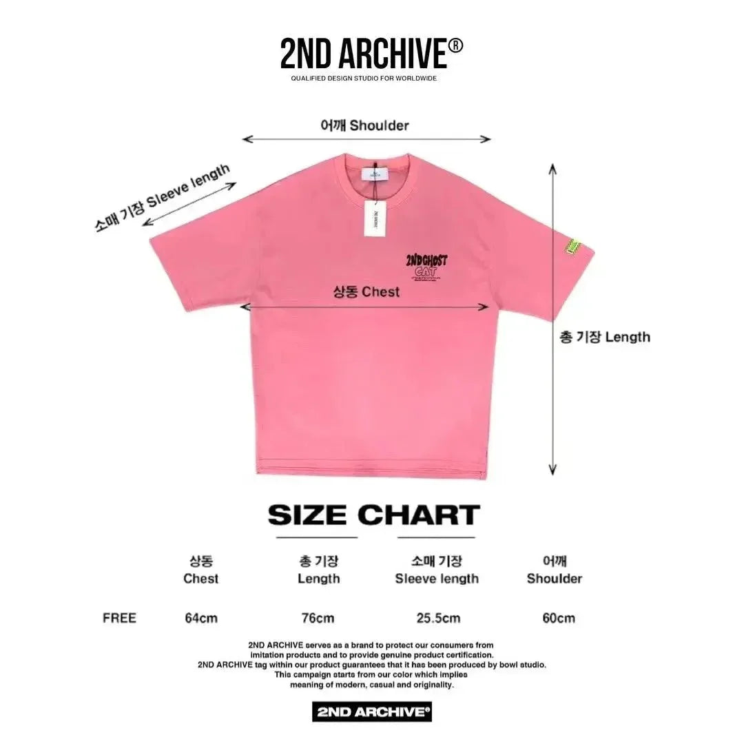 韓國直送 2ND ARCHIVE Ice bulldogr  T-shirt - 4 Color - HLY &amp; CHOCCICO