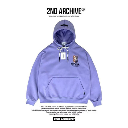 韓國直送2nd ARCHIVE Leopard Scotch Bear Hoodie - HLY &amp; CHOCCICO