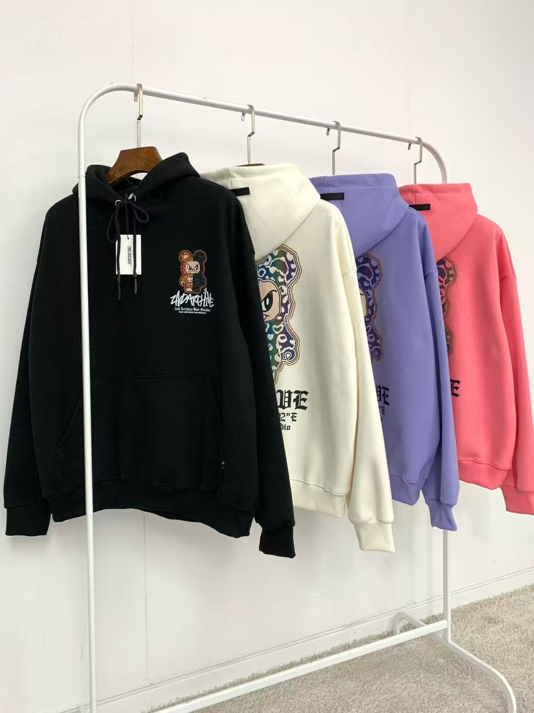 韓國直送2nd ARCHIVE Leopard Scotch Bear Hoodie - HLY &amp; CHOCCICO