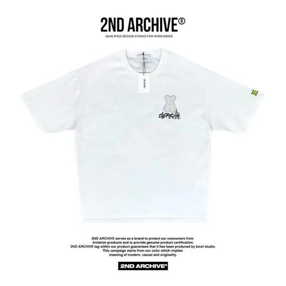 韓國直送🇰🇷 2ND ARCHIVE Lettering 3M Bear T-shirt - 3 Color - HLY &amp; CHOCCICO