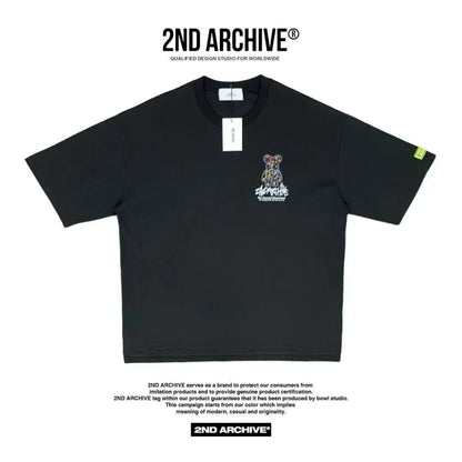 韓國直送 2ND ARCHIVE Life  Bear  T-shirt - 4 Color - HLY &amp; CHOCCICO