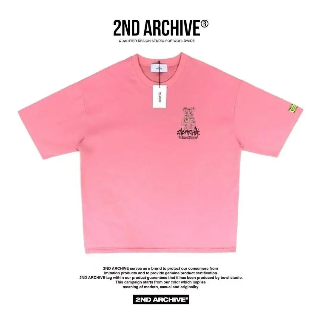韓國直送 2ND ARCHIVE Life  Bear  T-shirt - 4 Color - HLY &amp; CHOCCICO